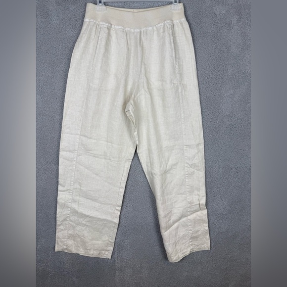 kleen Pants - Women’s Kleen pull on linen pants medium minimalist lagenlook